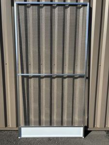 Panneau de volière aluminium avec soubassement