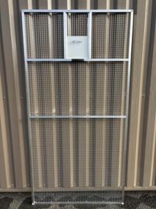 Panneau de volière aluminium avec trappe