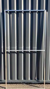 Panneau de volière aluminium en kit sans grillage