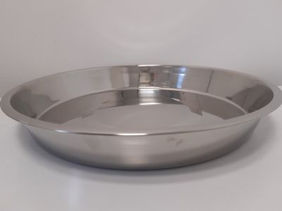Plat inox  - 25cm